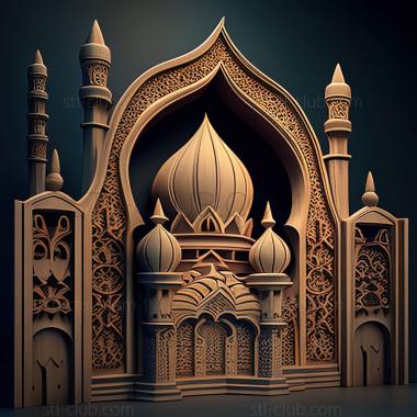 3D model Masjid (STL)